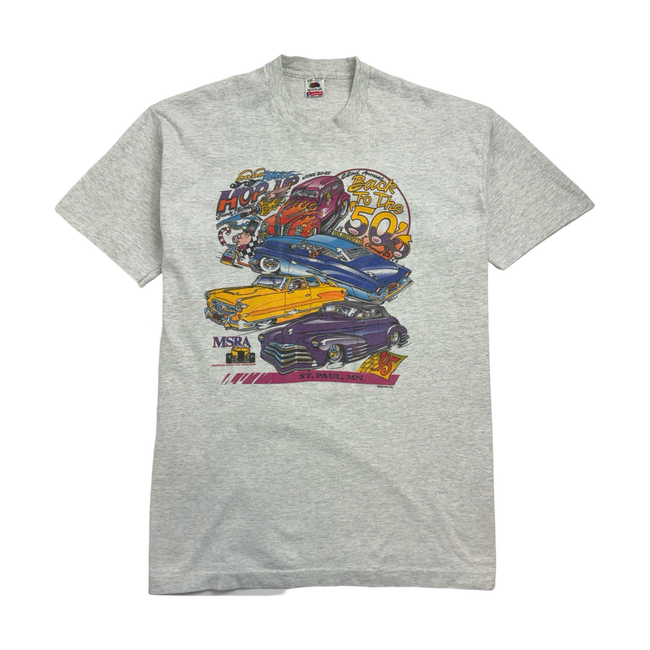 (XL) Vintage 90s Minnesota Street Rod Associate Tee Grey