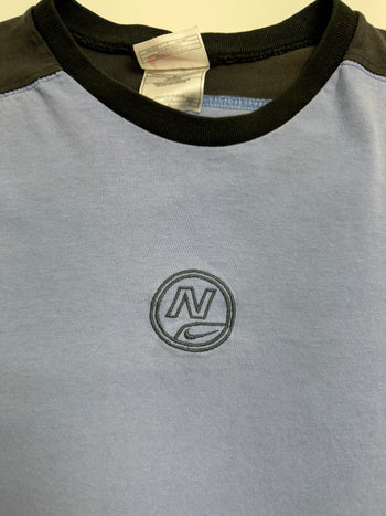 Vintage 90s Nike Emblem Tee Light Blue