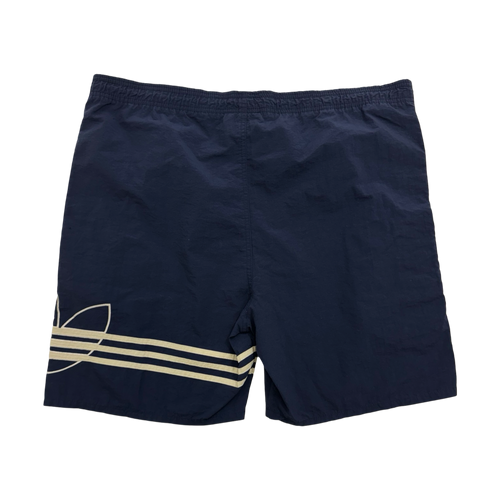 (XL) Vintage Adidas Nylon Shorts Navy | Vintage Clothing Store Canada