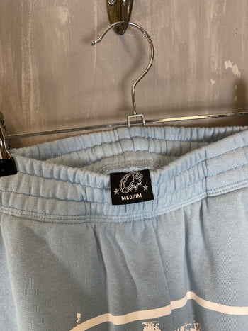 Corteiz Alcatraz Shorts Baby Blue