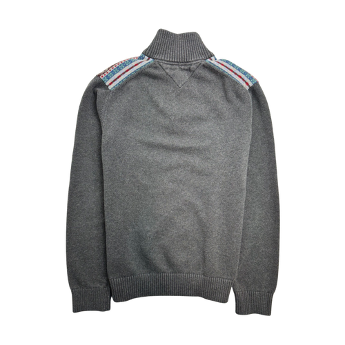 (M) Vintage Tommy Hilfiger Quarter ZIp Knit Sweater | Vintage Clothing Store Canada