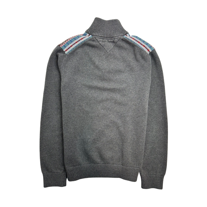 (M) Vintage Tommy Hilfiger Quarter ZIp Knit Sweater | Vitnage Clothing Store Canada