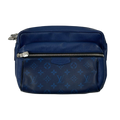 Louis Vuitton Outdoor Monogram Taiga Messenger Bag Blue