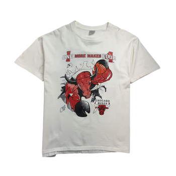 Vintage 90s Chicago Bulls Tee White