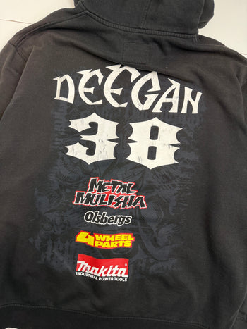 Vintage 2000s Metal Mulisha Full Zip Hoodie Black