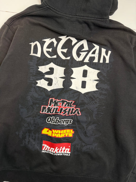 Vintage 2000s Metal Mulisha Full Zip Hoodie Black | Vitnage Clothing Store Canada