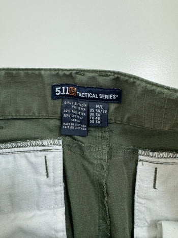 (36) 5.11 Tactical Cargo Shorts Green