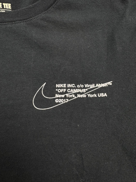 Nike X Off White Virgil Campus Tee Black (USED) | Vitnage Clothing Store Canada