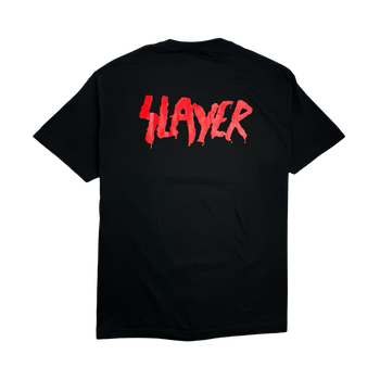 (L) Vintage 2000s Slayer Band Tee Black