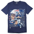 Vintage New England Patriots Drew Bledsoe Tee Navy