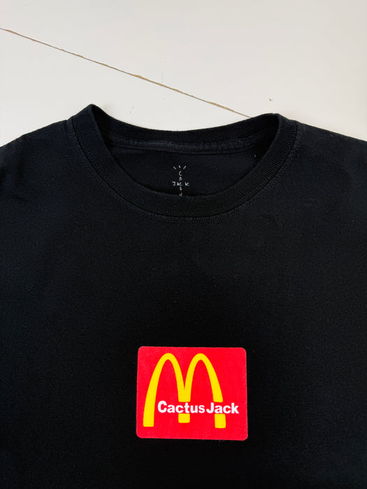 Travis Scott x McDonald's Sesame II Tee Black/Red (USED) | Vitnage Clothing Store Canada