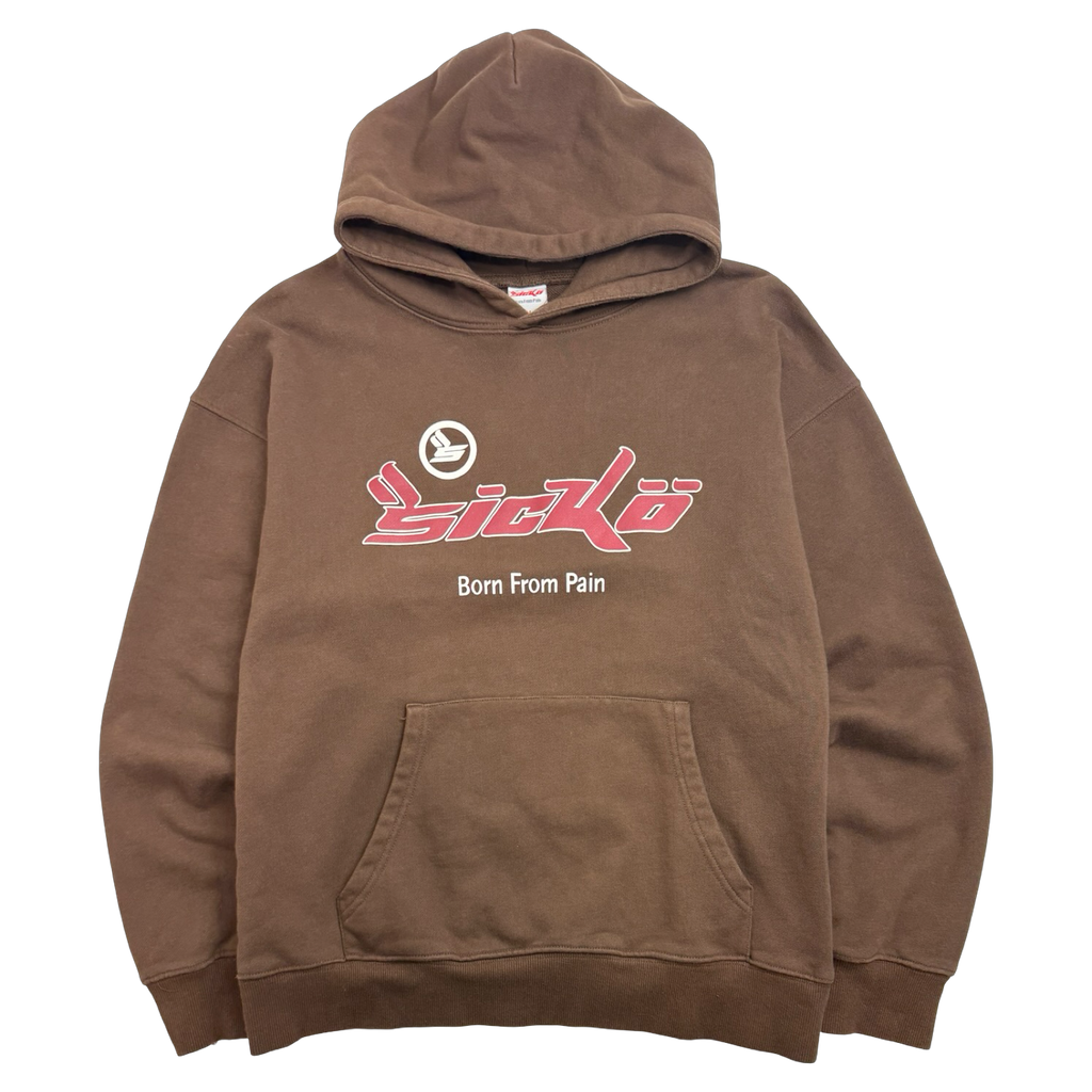 Sicko Born From Pain Hoodie Brown (USED)
