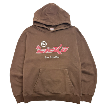 Sicko Born From Pain Hoodie Brown (USED)