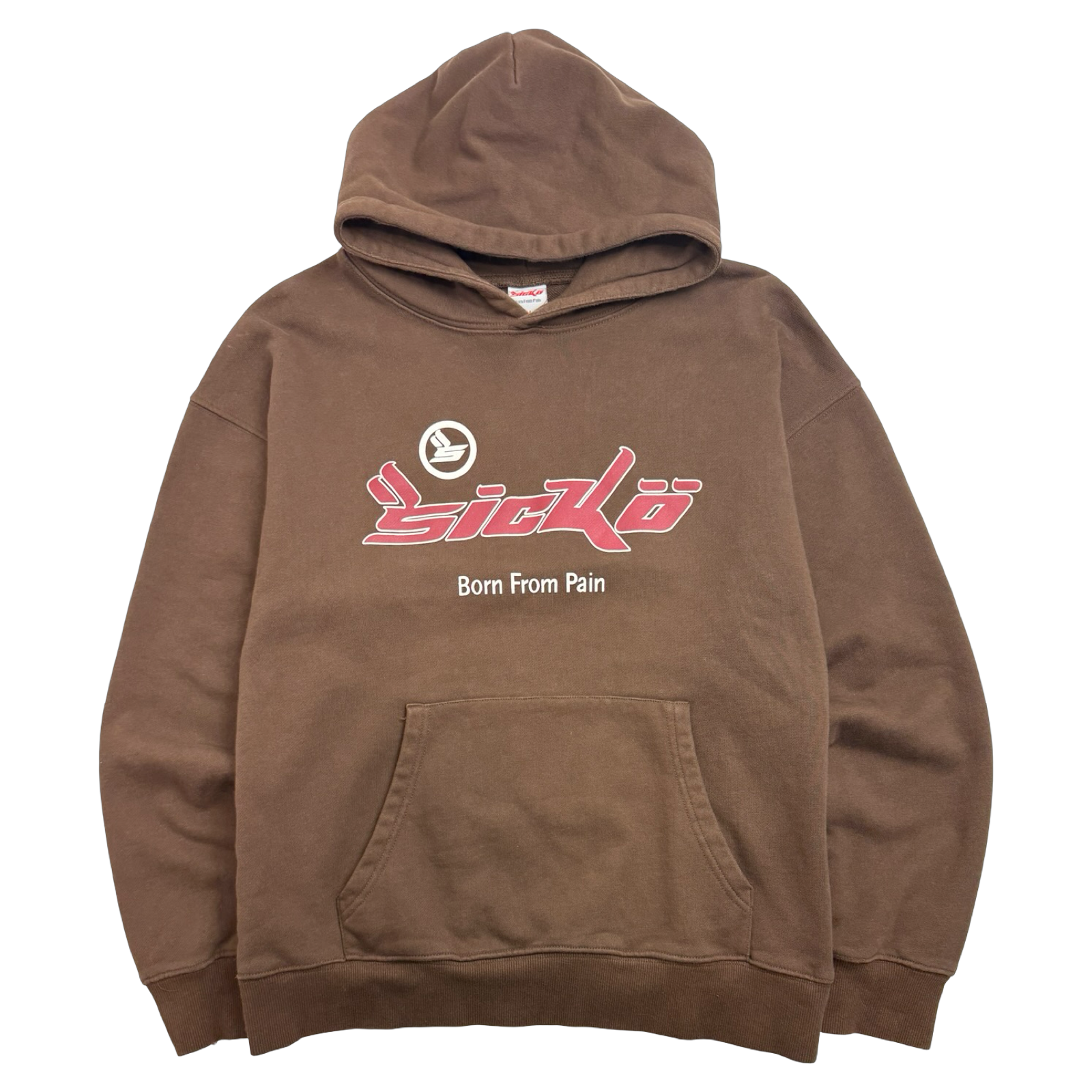 Sicko Born From Pain Hoodie Brown (USED)