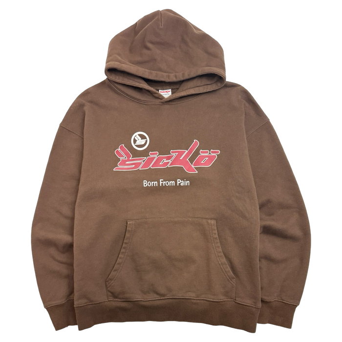 Sicko Born From Pain Hoodie Brown (USED) | Vitnage Clothing Store Canada