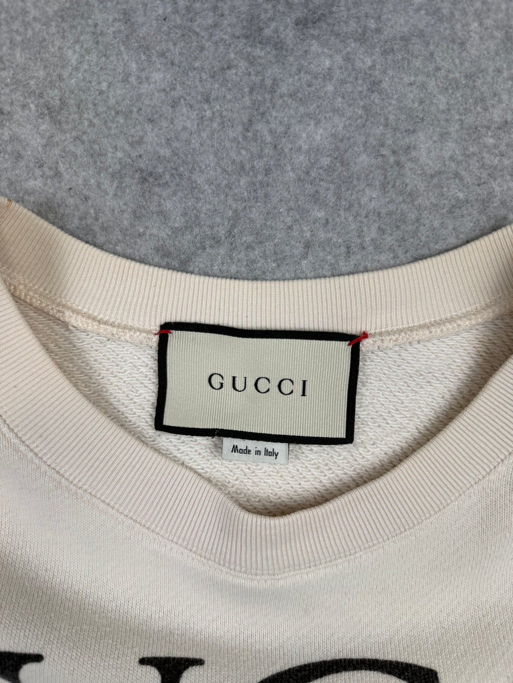 Gucci Interlocking Logo Sweatshirt Off-white
