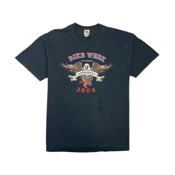 (XXL) Vintage '05 Daytona Bike Week Tee Black