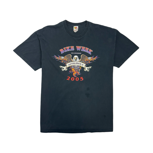 (XXL) Vintage '05 Daytona Bike Week Tee Black