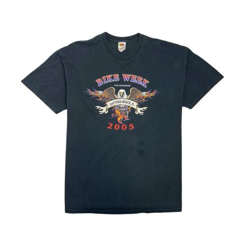 (XXL) Vintage '05 Daytona Bike Week Tee Black | Vintage Clothing Store Canada