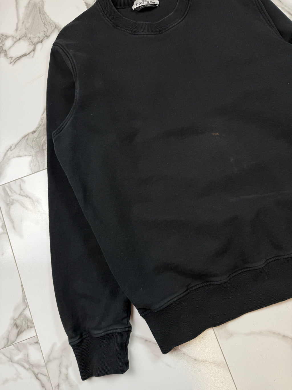 Stone Island Fleece Crewneck Black (USED)