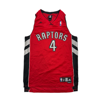 Vintage Adidas Toronto Raptors Chris Bosh Jersey Red