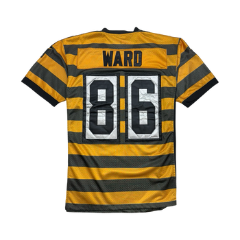 (L) NFL Hines Ward Pittsburgh Steelers Throwback Football Jersey