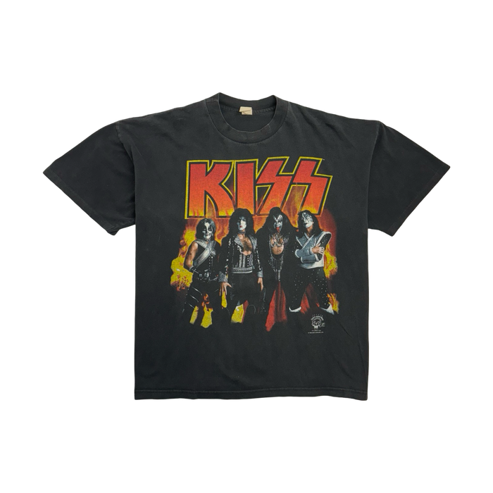 Vintage '96 KISS Band Tee Black | Vitnage Clothing Store Canada