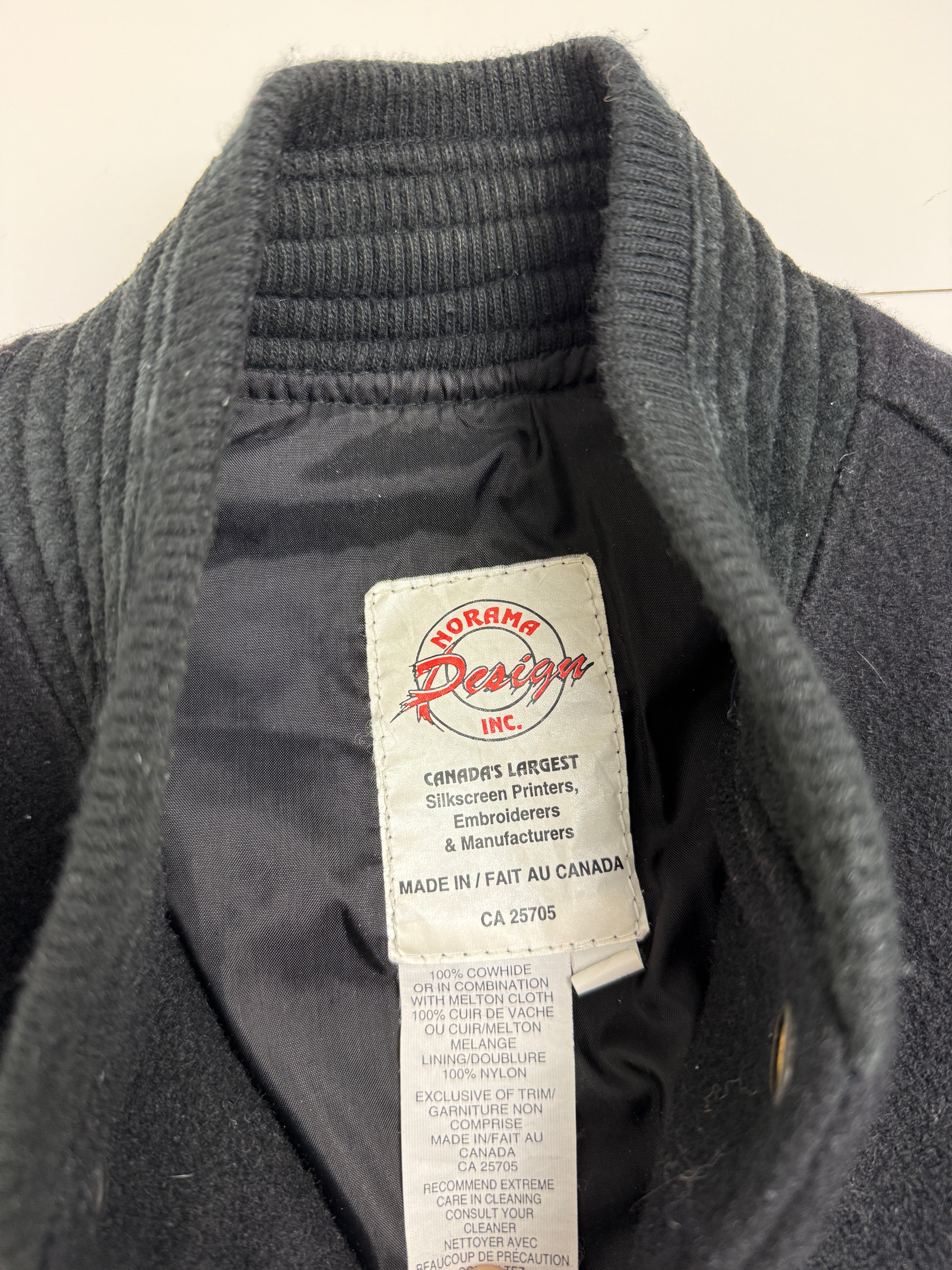 Vintage 1990s Campbell Soup Canada Promo Jacket Black