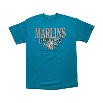 (M) Vintage '93 Florida Marlins Tee Aqua