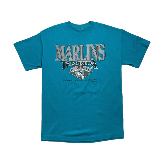 (M) Vintage '93 Florida Marlins Tee Aqua