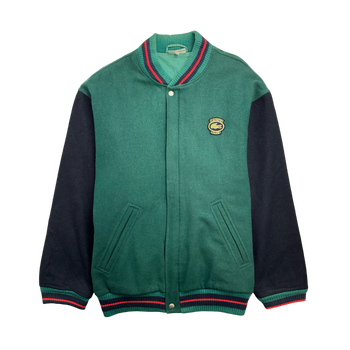 (XL) Vintage 90s Lacoste Club Varsity Jacket Green