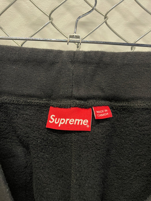 Supreme S Logo Sweatpants FW24 Black (USED) | Vitnage Clothing Store Canada