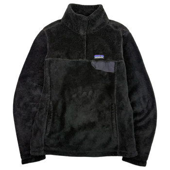 Women's Patagonia Re-Tool Half-Snap Pullover Fleece Black