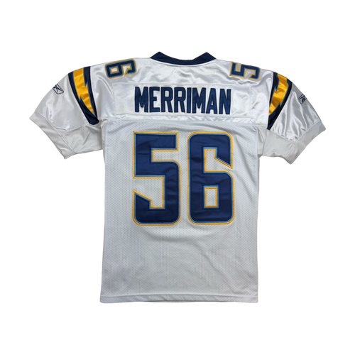 Reebok NFL Los Angeles Chargers Shawne Merriman Jersey White | Vintage Clothing Store Canada