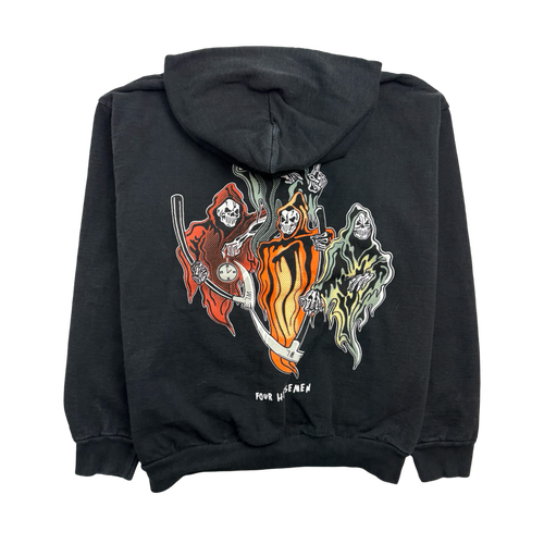 Warren Lotas 4 Horsemen Hoodie Black (USED) | Vintage Clothing Store Canada