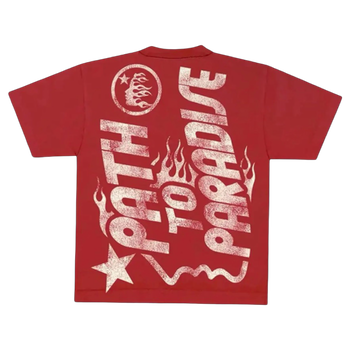 Hellstar Jesus Emblem Tee Red