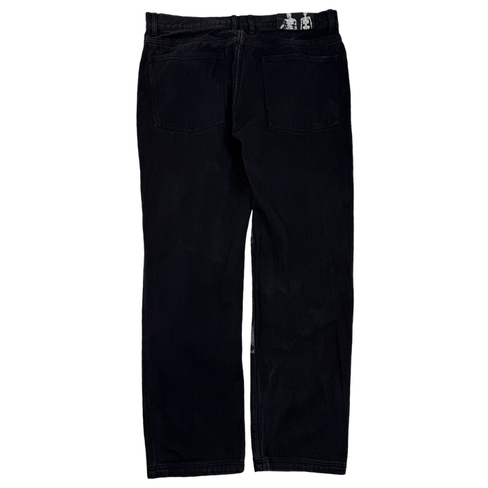 Pleasures Swallow Denim Jeans Black (USED) | Vitnage Clothing Store Canada