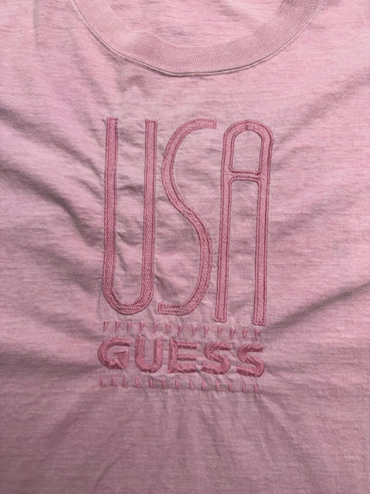 (L) Vintage Guess USA Tee Pink | Vitnage Clothing Store Canada