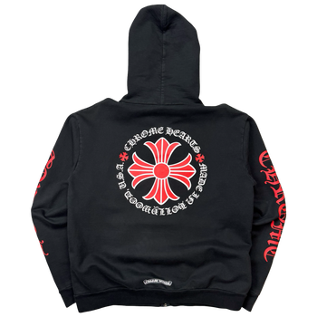 Chrome Hearts Cross Hollywood Zip Up Hoodie
