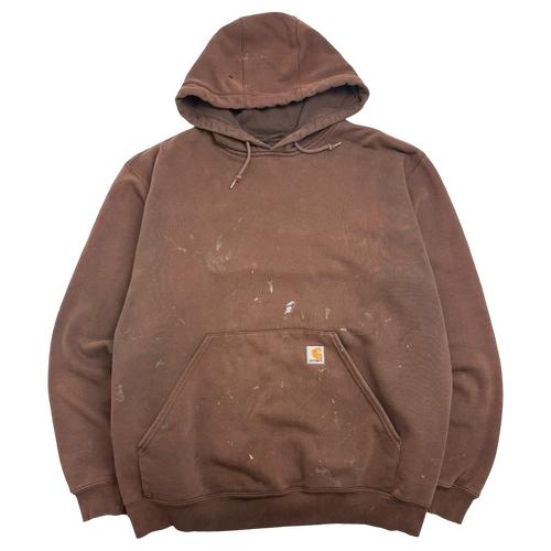 Vintage 2000's Carhartt Pullover Hoodie Brown | Vintage Clothing Store Canada