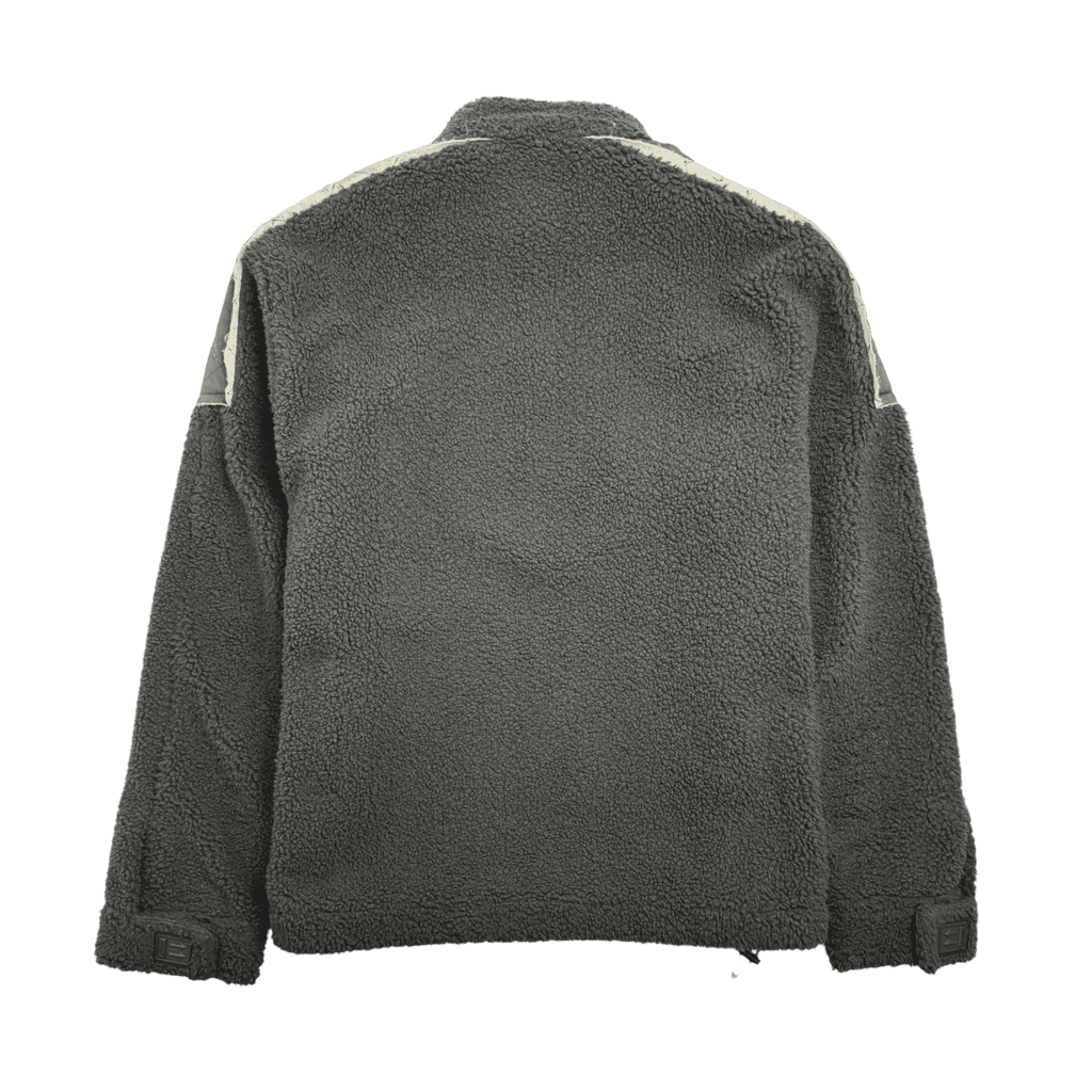 Off-white Logo Plaque Half Zip Fleece Black (USED)