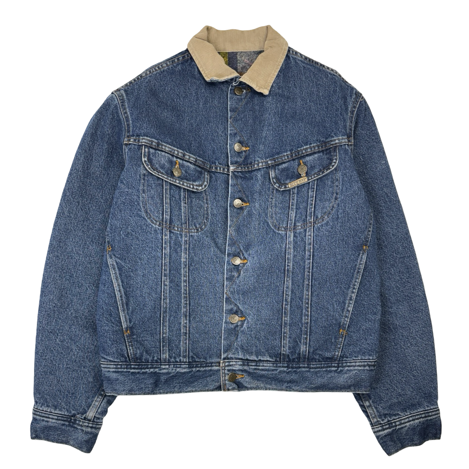 Vintage Blue Bay Lined Denim Jacket