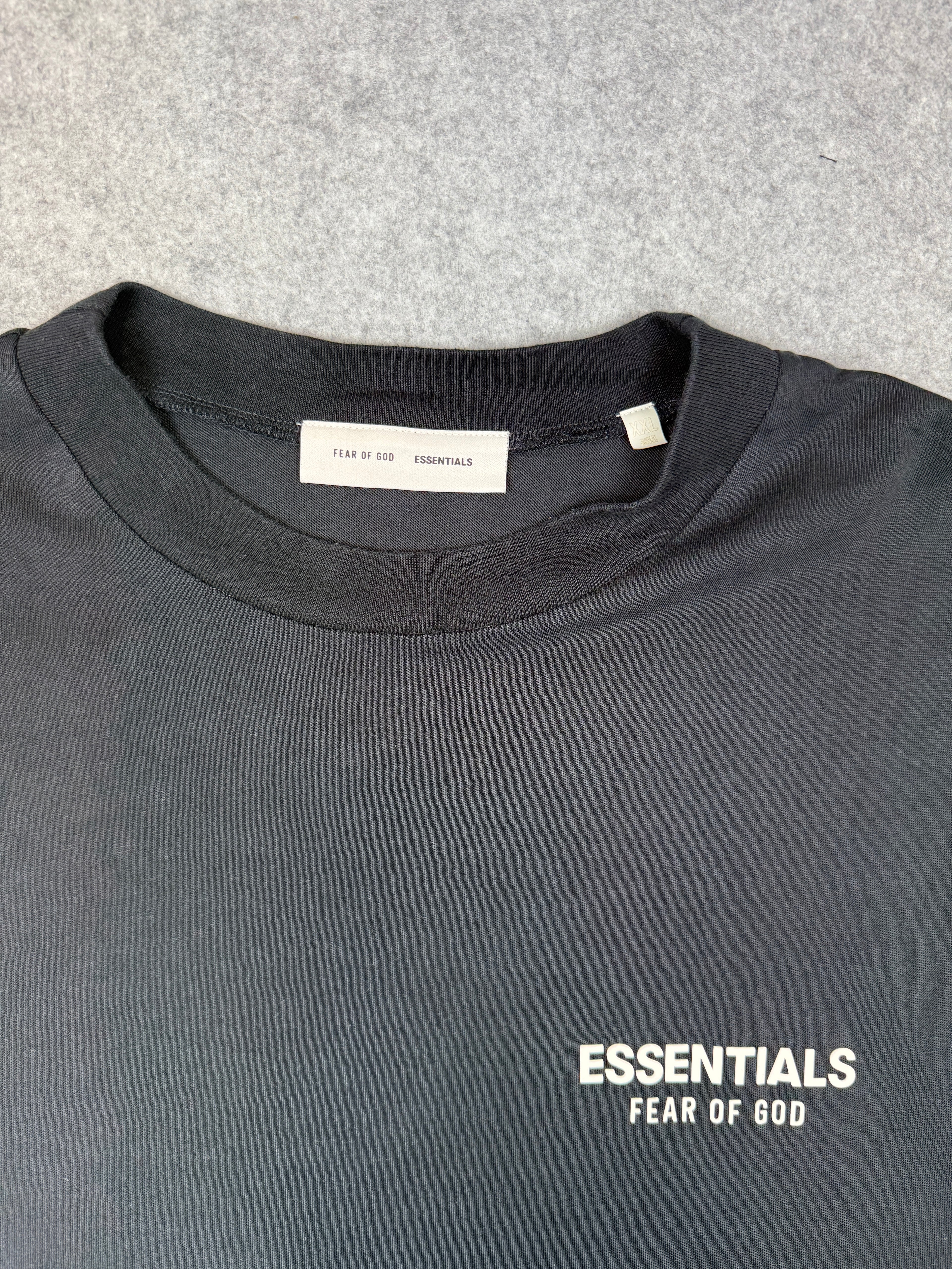 Fear Of God Essentials Logo L/S Tee Black (USED)