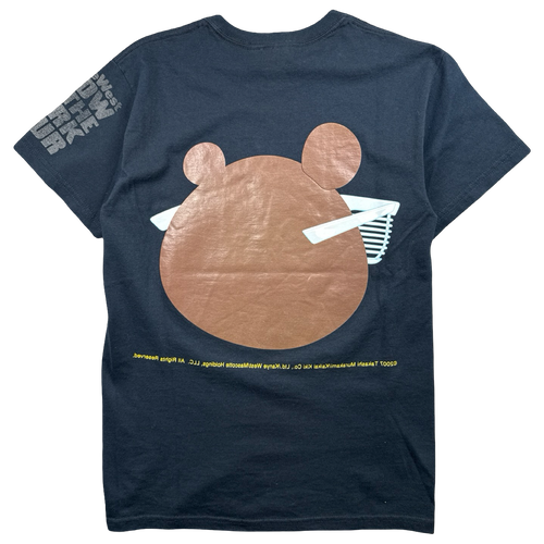 Vintage 2000’s Kanye West Glow In The Dark Tour Bear Tee Black