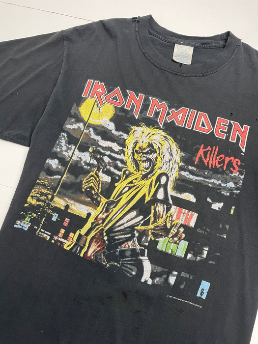 (L) Vintage '97 Iron Maiden Tee Black | Vitnage Clothing Store Canada