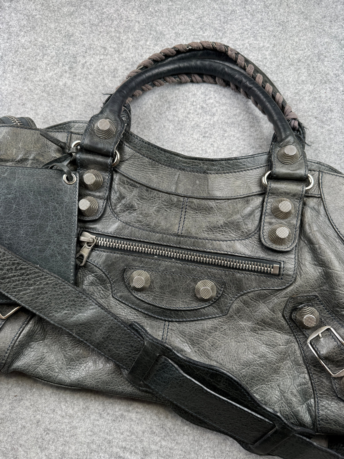 Balenciaga The Giant City Handbag Charcoal