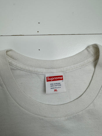 Supreme Who The Fuck Tee White (USED)