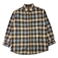 Woolrich Plaid Wool Button Up Brown