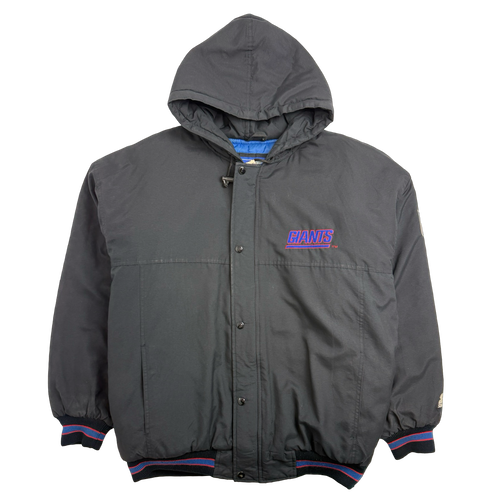 Vintage New York Giants Starter Jacket Black | Vintage Clothing Store Canada