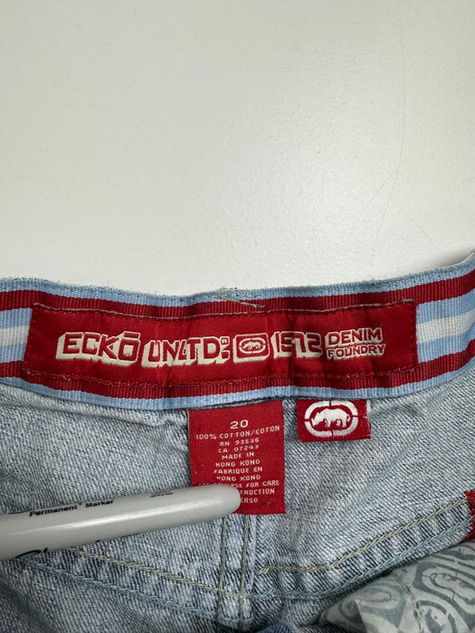 Vintage Y2k Ecko Unltd. Co. Light Denim Pants | Vitnage Clothing Store Canada